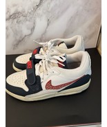 Air Jordan Legacy 312 Low GS Size 5.5Y Youth Size 7 Womens White Navy Sn... - $74.25