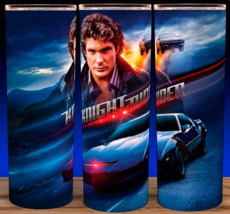 Knight Rider 80s with Kitt Cup Mug Tumbler 20oz - £15.91 GBP