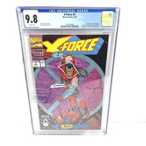 X-Force #2 CGC 9.8 2nd App of Deadpool. 1st Appearance of Weapon X Marcel Comic - £70.25 GBP