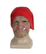 interoknack Red Headscarf Old Man Latex Mask  Smoking Grandpa Horror Co... - $1,478.77 MXN