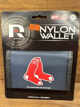 MLB Boston Red Sox Nylon Fenway Park BLUE Tri Fold Wallet FREESHIPPING - $8.08