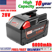 6.0AH 28V Li-Ion Battery For MILWAUKEE For M28 Power 48-11-2830 28Volt Cordless - $83.99