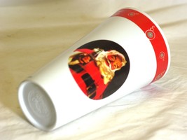 Coca Cola Coke Christmas Santa Claus Plastic Tumbler Gibson - $12.86