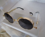 Vatenani Unisex Round Metal Frame Polarized Sunglasses Model 888 Gold - £36.07 GBP
