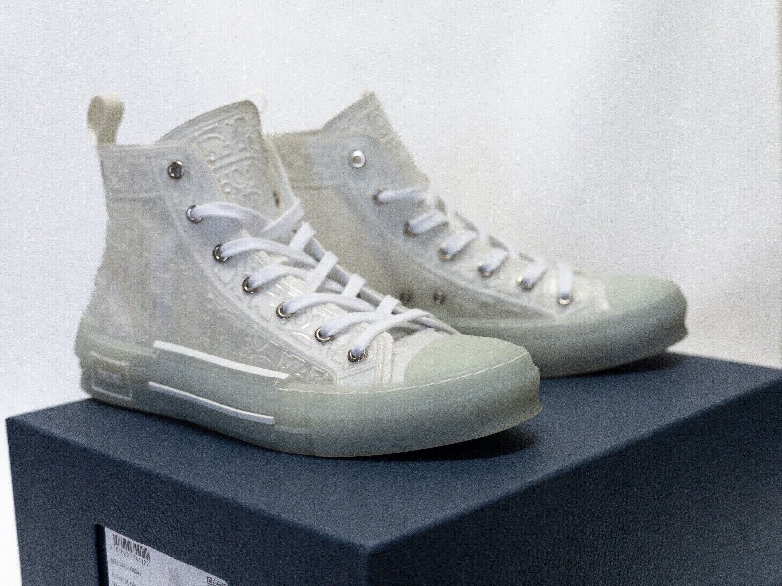 靴 DIOR B23 HT OBLIQUE TRANSPARENCE 41 DIOR B23 HT OBLIQUE TRANSPARENCE 41