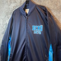 Ecko Unlt Jacket Mens 3XB Dark Blue Tracksuit Style Full Zip Streetwear Y2K - £17.92 GBP