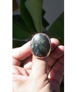 Electroformed Copper Labradorite ring   Labradorite jewelry - $67.74 CAD