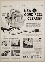 1958 Print Ad New General Electric Cord Reel Vacuum Cleaners Bridgeport,CT - $17.08