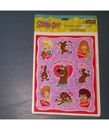 NEW NOS Hallmark Heartline Stickers Scooby Doo Valentine Hearts SEALED - $10.90