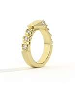 Yellow Gold Plated Silver Ouroboros Snake CZ Ring Women and Men Jeweller... - £254.52 GBP