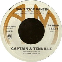 Captain &amp; Tennille - Can&#39;t Stop Dancin&#39; / Mis Canciones U.S. 7 Inch Record 1977 - £6.99 GBP