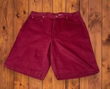 Vintage Jordache Classic Fit Jean Shorts Mens Size 38 Burgundy NWT Dead ... - £27.69 GBP