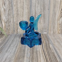 Vintage Smith Glass Kneeling Angel Candle Holder - $24.00