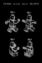 1979 - Lego Toy Figure 3 - G. K. Christiansen - Patent Art Poster - £7.98 GBP