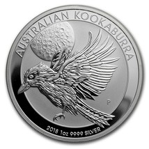 2018 Australia $1 Coin Silver 1oz Kookaburra (BU Condition) - £47.47 GBP