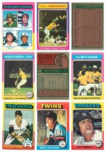 1975 Topps Baseball HOF Cards U-Pick - £1.16 GBP+
