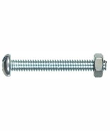 Hillman 7668 Zinc-Plated Head Machine Screw with Nut  #8-32 x 3/4 in. - $19.11 CAD