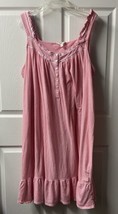 Secret Treasures Gown Womens Plus Size 3x Pajamas Pink Striped - £10.82 GBP