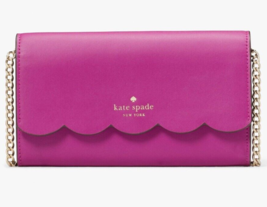 NWB Kate Spade Gemma Pink Leather Chain Crossbody WLR00552 Baja Gift Bag FS - £78.32 GBP