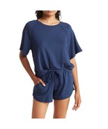 EBERJEY Blair The Meadow Sweatshirt, Pima Cotton, Navy, Medium (6/8) NWT - $51.43