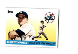 2008 Topps Series 1 Mickey Mantle Story #MM48 New York Yankees HOF (1955 design) - £1.56 GBP