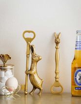 Vintage Brass Rabbit Bottle Opener Set, Unique Luxury Beer Opener Key &amp; ... - $2,754.21 MXN