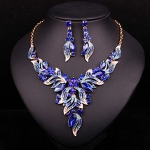 New Luxury Indian Bridal Jewelry Sets Wedding Party Costume Jewellery Womens Fas - £22.06 GBP