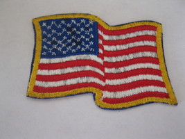 (MX-1) Vintage Clothing Patch - US Flag - Waving in wind - $5.00