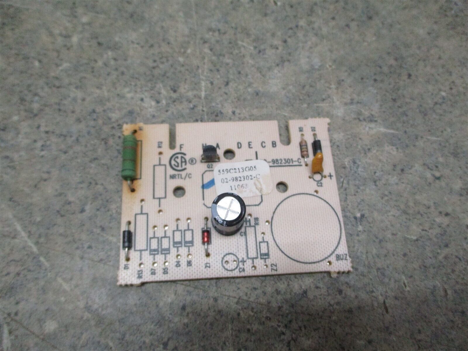GE DRYER DRYNESS CONTROL BOARD PART # WE04X10103 - $11.00