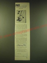 1950 Montgomery Ward Fishing and Hunting Ad - £14.53 GBP