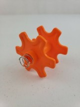 Nerf Vulcan EBF-25 Orange Ammo Feed Belt Sprocket Gear &amp; Spring Replacement Part - £4.78 GBP