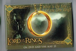 Lord Of the Rings the return of the king Movie Pin Back Button Pinback - £7.50 GBP
