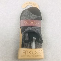 FitKicksYoga Socks Shoes Active Lifestyle Footwear S 5.5- 6.5 Gray  - £18.59 GBP