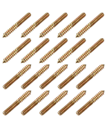 New Uxcell M6 Hanger Bolts Length 2&quot;(50Mm) Double Headed Bolts Self-Tappin - $272.00 MXN