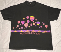 Albuquerque Stedman Hi-Cru T-Shirt Black Vintage Adult 2XL XXL Single St... - $12.59