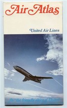 United Airlines Air Atlas 1967 UAL United States &amp; Hawaii Route Maps  - £22.13 GBP