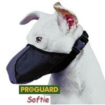 SOFTIE XS TINY DOG NO BITE MUZZLE Mesh EZ Quick-Fit Adjustable Safer Com... - £10.99 GBP