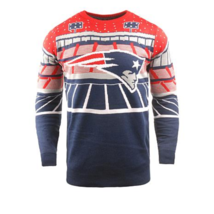 NEW ENGLAND PATRIOTS Bluetooth Light-Up Ugly Sweater Officially Licensed... - $65.75
