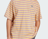 adidas Originals Striped Tee Men&#39;s Casual T-Shirts Lifestyle Top AsiaFit... - $73.71