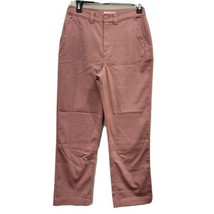 Vans Womens Chino Pant Mid Rise Flat Front Pocket Mid Rise Light Pink Si... - £14.85 GBP