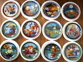 Garfield A Day With - Danbury Mint 12 plate collection - $340.00