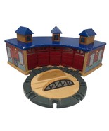 Thomas The Train Wooden Railway Tidmouth Shed Roundhouse Station &amp; Turnt... - £77.66 GBP