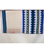 California Custom Hand Loomed Royal Blue Cream Show Saddle Blanket Pad 3... - £293.67 GBP