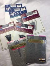 7 Pairs: Hanes Silk Reflections &amp; More Pantyhose Grays AB and B Lot - $29.68