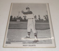 Rocky Colavito Signed Photograph Photo Cleveland Indians - $7.98