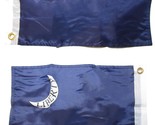 12x18 Moultrie Liberty Moon 2ply Double Sided 12&quot;x18&quot; Flag Grommets Fade... - $14.88