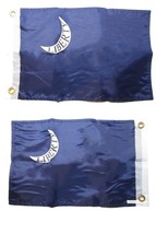 12x18 Moultrie Liberty Moon 2ply Double Sided 12&quot;x18&quot; Flag Grommets Fade Resista - $14.88