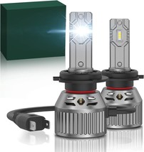 H7 LED Headlight Bulbs, 15000LM, 70W/Pair 4 Times Brighter LED Headlight... - $19.34