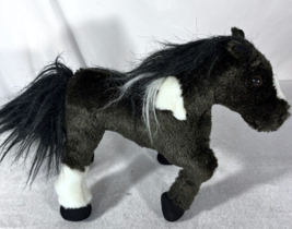Breyer Plush Horse High Stepper Black Poseable Legs 9 x 15 in Equestrian Stuffed - $12.19