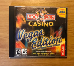 Atari Monopoly Casino Vegas Edition PC Video Game - £11.95 GBP